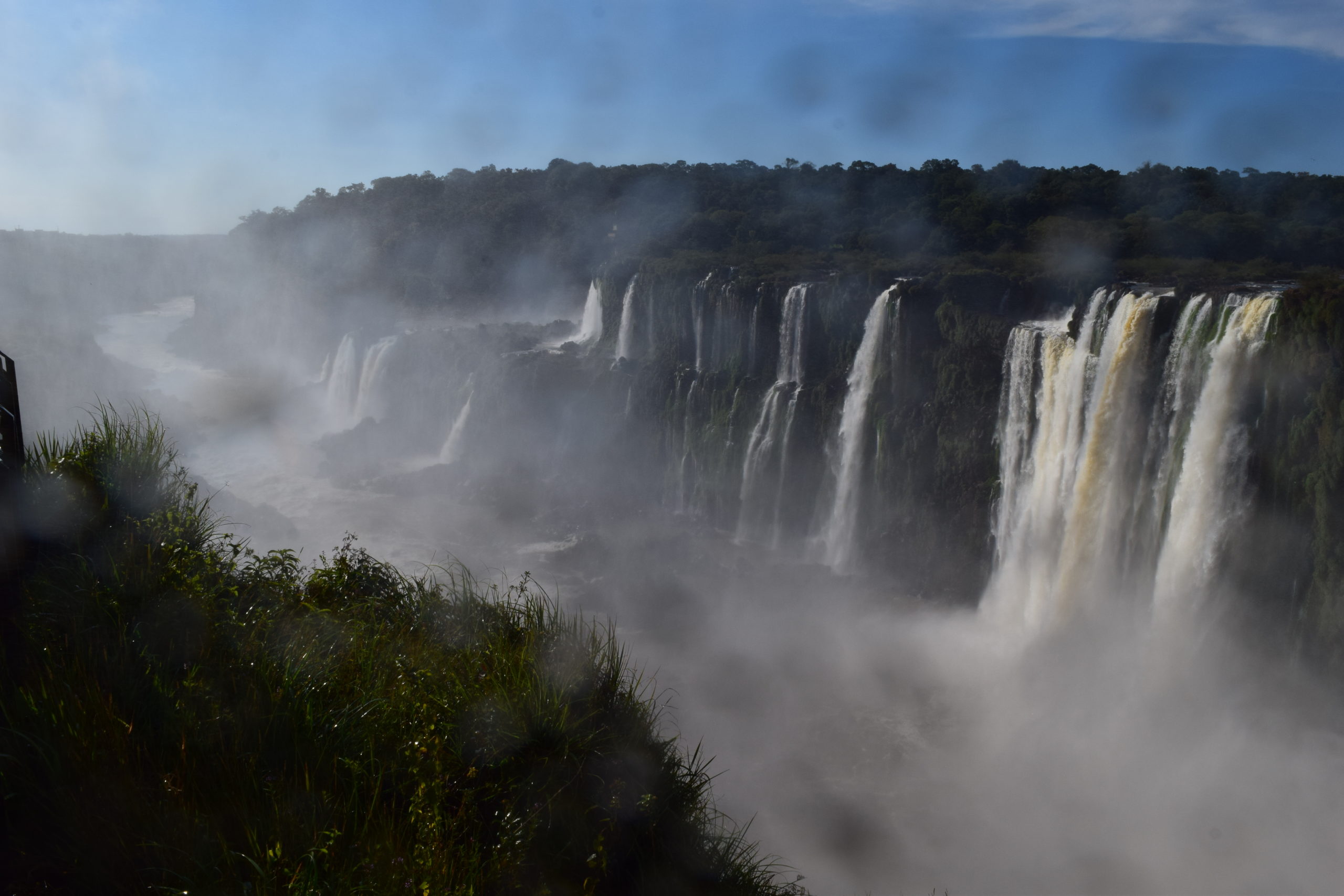 Aussicht auf Iguazu Wasserfälle in Argentinien